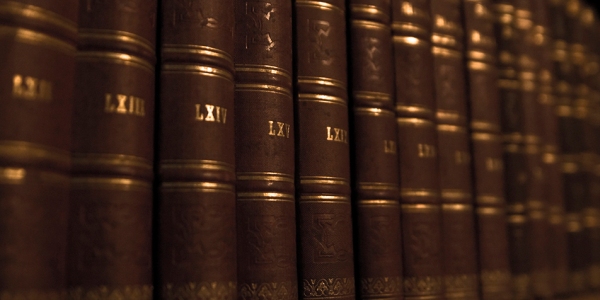 lawbooks in a row